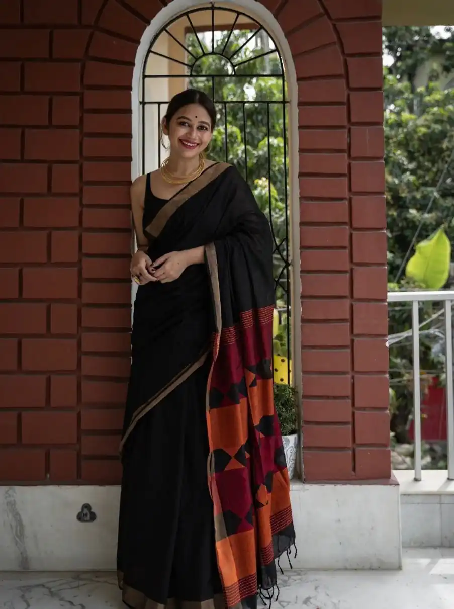 KPR 209 Black Soft Lilan Slab Saree with Lace Border & Lace Work. Now at just ₹1449. Delivery 4-6 Working Days. Shop now. | Creative Sarees, Bollywood Sarees, Designer Sarees, Embroidered Sarees, Ethnic Saree, Modern Digital sarees, Party Wear Sarees, Sarees