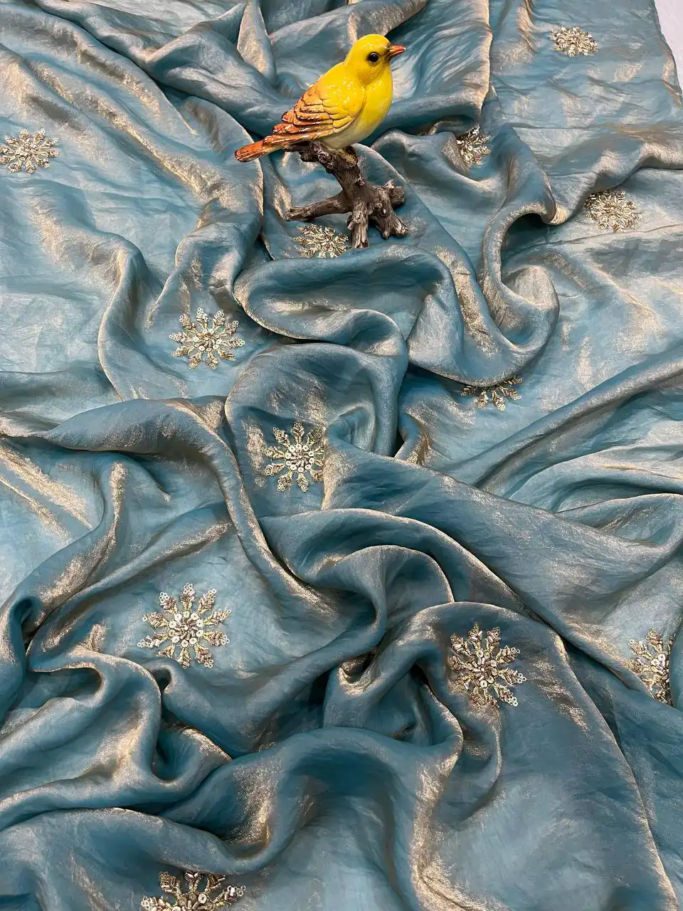 BT 3142 Blue Fandy Satin Silk Saree Perfect for Wedding, Party, Karwa Chauth, Reception, Pooja – . Festive Deal ₹1999. Delivery 4-6 Working Days. | Creative Sarees, Bollywood Sarees, Designer Sarees, Embroidered Sarees, Ethnic Saree, Modern Digital sarees, Party Wear Sarees, Sarees