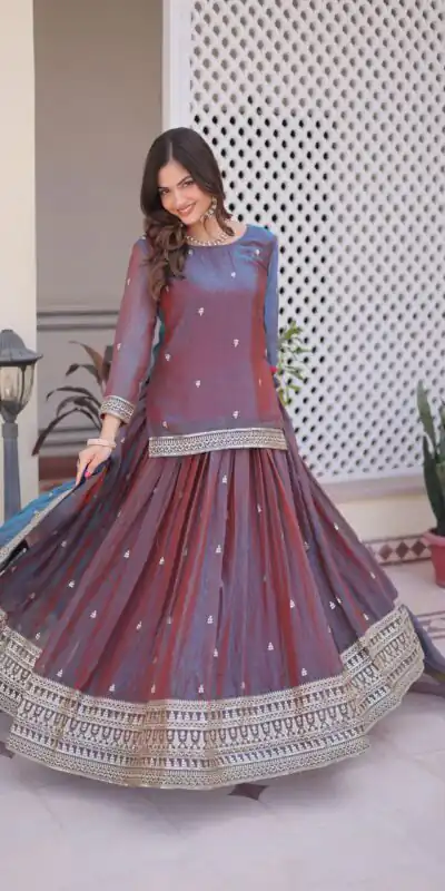 KA 5065 Blue Fendi Chiffon Lehenga Choli with Zari Work & Embroidery Work. Introductory Price ₹2599. Delivery 4-6 Working Days. Shop now. | Bollywood Lehenga, Creative Lehenga, Designer Lehenga, Embroidered Lehenga, Lehenga, Party Wear Lehenga