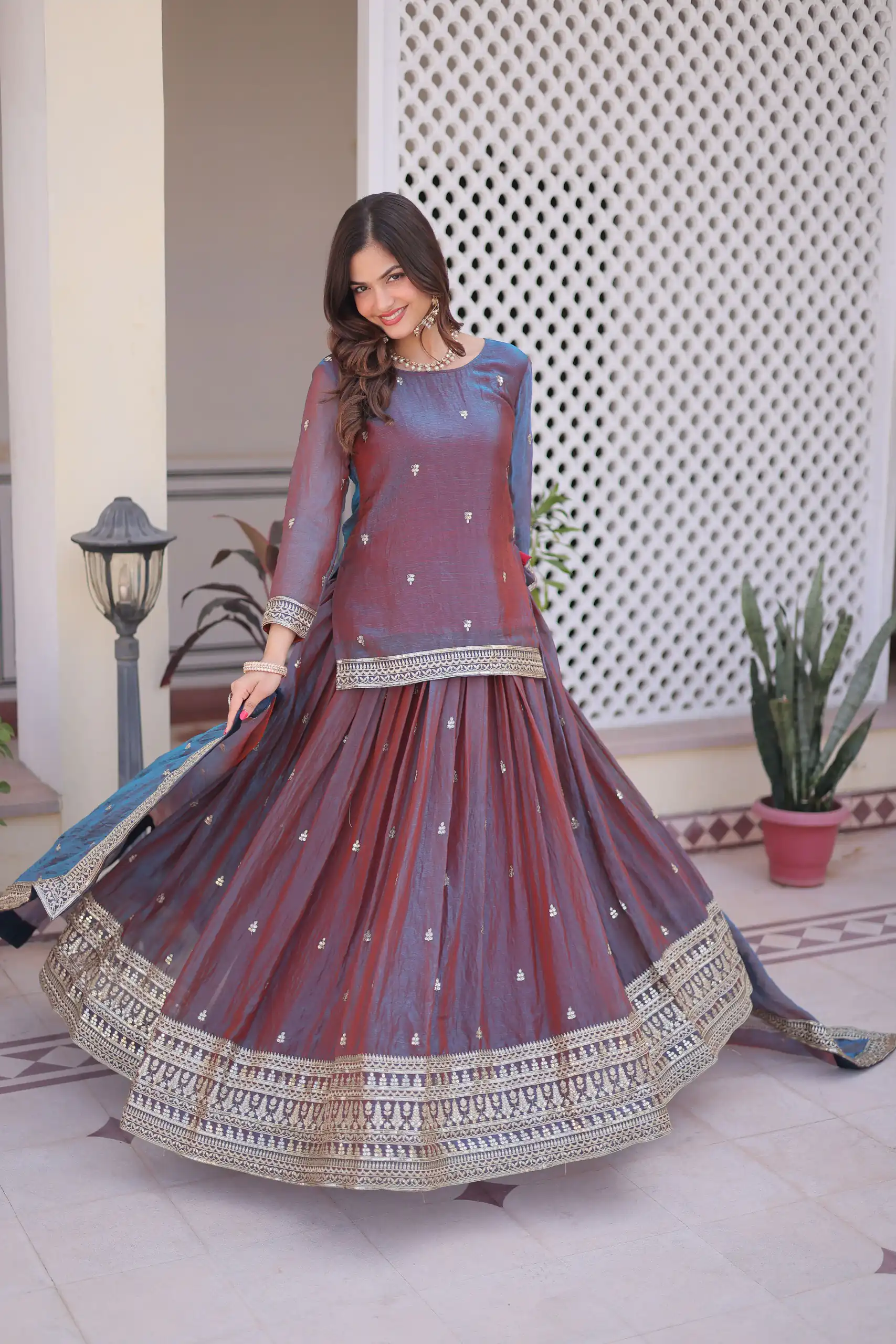 KA 5065 Blue Fendi Chiffon Lehenga Choli with Zari Work & Embroidery Work. Introductory Price ₹2599. Delivery 4-6 Working Days. Shop now. | Bollywood Lehenga, Creative Lehenga, Designer Lehenga, Embroidered Lehenga, Lehenga, Party Wear Lehenga