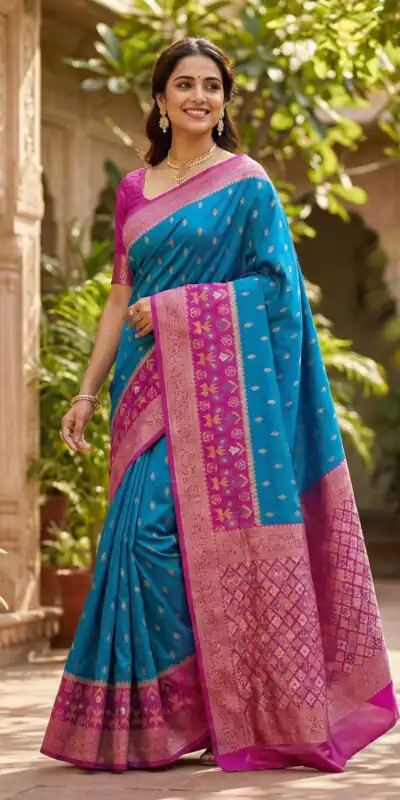 MB 6140 Blue in Color Pochampalli Silk Lace Work & Zari Work Saree . Get it for ₹2049. Delivery 4-6 Working Days. Shop now. | Creative Sarees, Bollywood Sarees, Designer Sarees, Embroidered Sarees, Ethnic Saree, Modern Digital sarees, Party Wear Sarees, Sarees