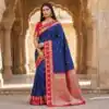 MB 187 Blue Color in Soft Banarasi Zari Work & Lace Work Saree . Available at ₹2049 only. Delivery 4-6 Working Days. Shop now. | Creative Sarees, Bollywood Sarees, Designer Sarees, Embroidered Sarees, Ethnic Saree, Modern Digital sarees, Party Wear Sarees, Sarees