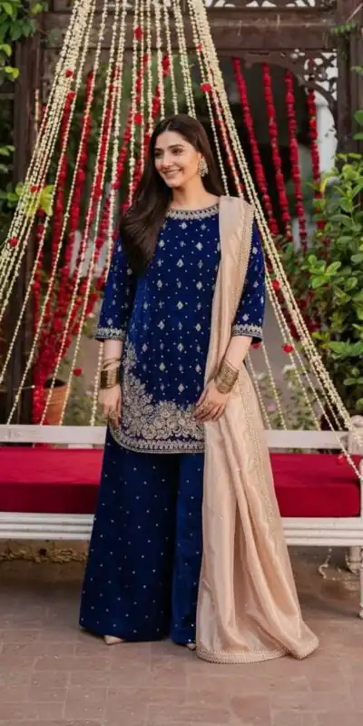 KF 1707 Blue with Embroidery Work & Lace Work Viscose Velvet Salwar Suit . Introductory Price ₹2399. Delivery 4-6 Working Days. Shop now. | Casual Suits, Jump Suits, Creative suits, Designer Suits, Palazzo Suits, Party Wear Suits, Patiala Suits, Salwar suit, Straight Suits