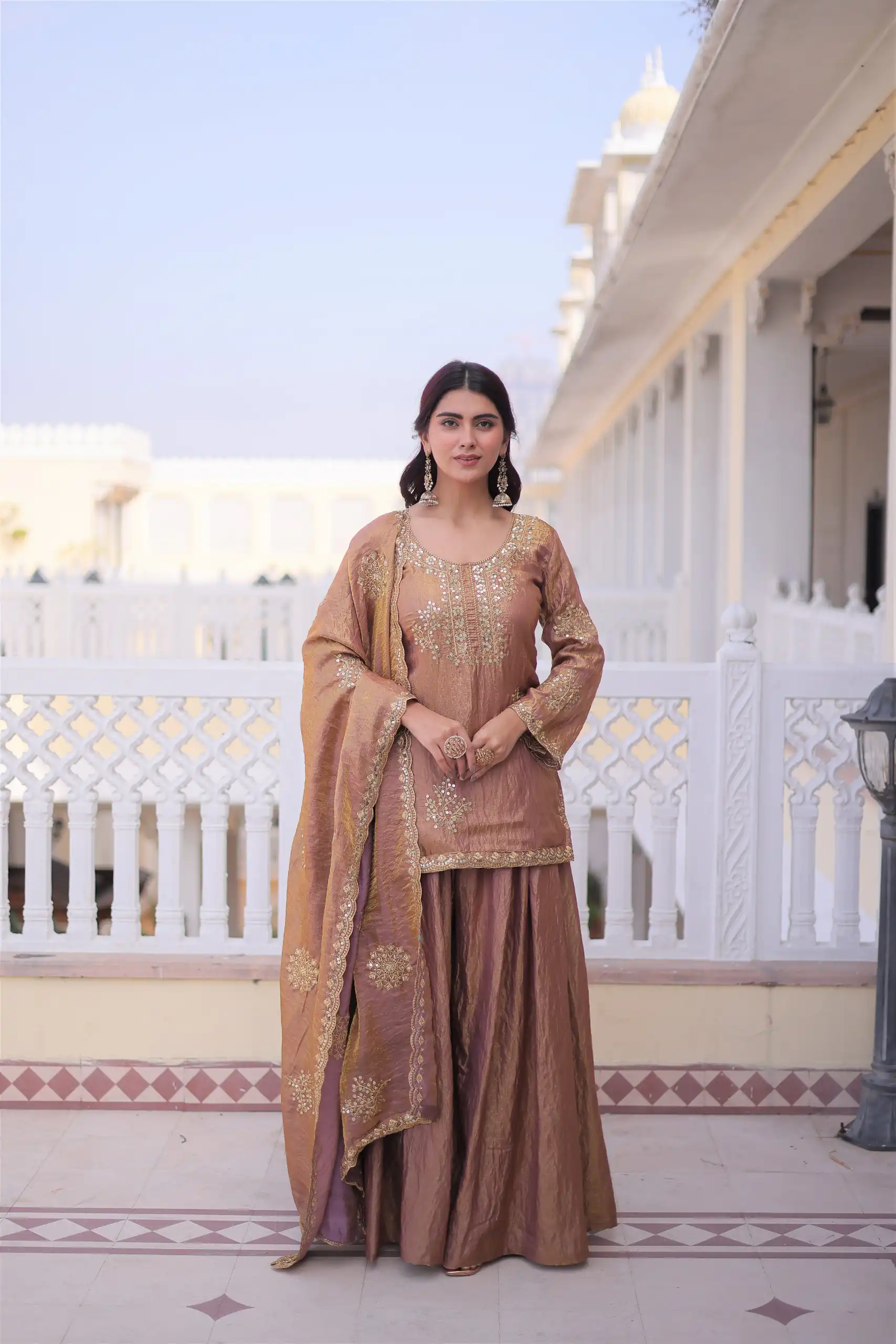 KA 1229 Brown Fendi Crush Salwar Suit Perfect for Wedding, Party, Onam, Temple Visit, Traditional Day – . Best Price ₹2399. Delivery 4-6 Working Days. | Casual Suits, Jump Suits, Creative suits, Designer Suits, Palazzo Suits, Party Wear Suits, Patiala Suits, Salwar suit, Straight Suits