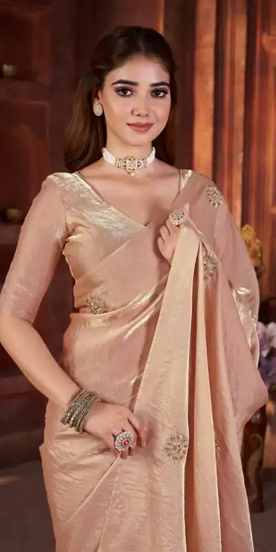 BT 3142 Cream Fandy Satin Silk Saree Perfect for Wedding, Party, Karwa Chauth, Reception, Pooja – . Festive Deal ₹1999. Delivery 4-6 Working Days. | Creative Sarees, Bollywood Sarees, Designer Sarees, Embroidered Sarees, Ethnic Saree, Modern Digital sarees, Party Wear Sarees, Sarees