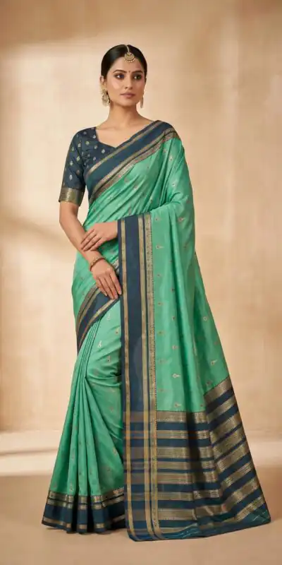 MB 3325 Firozi in Color Banarasi Silk Zari Work & Lace Work Saree . Now at just ₹1949. Delivery 4-6 Working Days. Shop now. | Creative Sarees, Bollywood Sarees, Designer Sarees, Embroidered Sarees, Ethnic Saree, Modern Digital sarees, Party Wear Sarees, Sarees