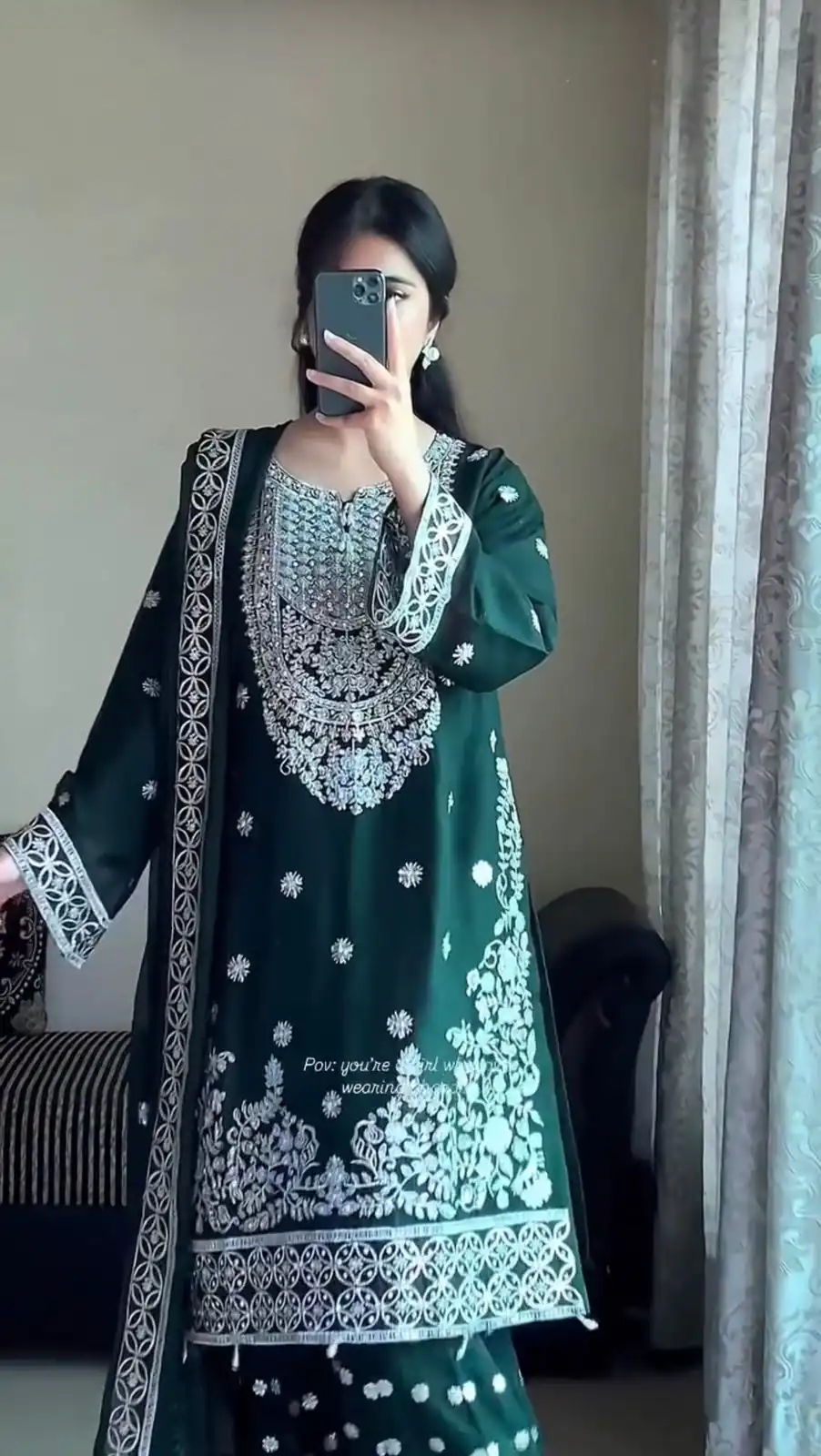 KD 1561 Green Faux Georgette Salwar Suit Perfect for Wedding, Party, Holi, Haldi, Sangeet – . Best Price ₹2399. Delivery 4-6 Working Days. Shop now. | Casual Suits, Jump Suits, Creative suits, Designer Suits, Palazzo Suits, Party Wear Suits, Patiala Suits, Salwar suit, Straight Suits