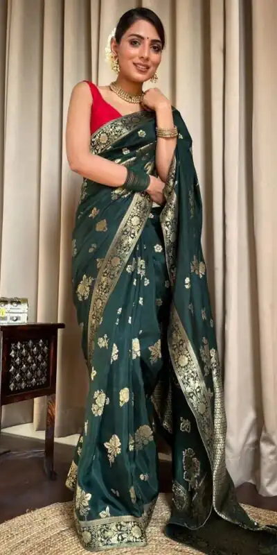KPR 226 Green Soft Lichi Silk Saree Perfect for Wedding, Party, Raksha Bandhan, Sangeet, Eid – . Get it for ₹1399. Delivery 4-6 Working Days. | Creative Sarees, Bollywood Sarees, Designer Sarees, Embroidered Sarees, Ethnic Saree, Modern Digital sarees, Party Wear Sarees, Sarees