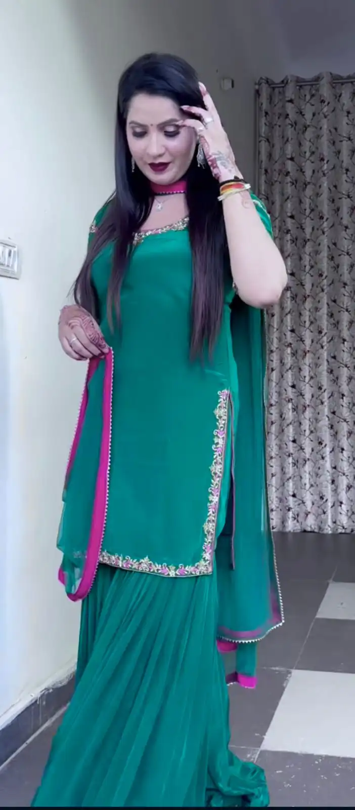 NF 1237 Green Natural Crap Salwar Suit Perfect for Wedding, Party, Sangeet, Karwa Chauth, Onam – . Festive Deal ₹1999. Delivery 4-6 Working Days. | Casual Suits, Jump Suits, Tops & Bottoms, Track Suits, Trendy Wear, Creative suits, Designer Suits, Palazzo Suits, Party Wear Suits, Patiala Suits, Salwar suit, Straight Suits