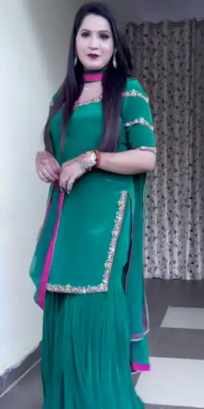 NF 1237 Green Natural Crap Salwar Suit Perfect for Wedding, Party, Sangeet, Karwa Chauth, Onam – . Festive Deal ₹1999. Delivery 4-6 Working Days. | Casual Suits, Jump Suits, Tops & Bottoms, Track Suits, Trendy Wear, Creative suits, Designer Suits, Palazzo Suits, Party Wear Suits, Patiala Suits, Salwar suit, Straight Suits