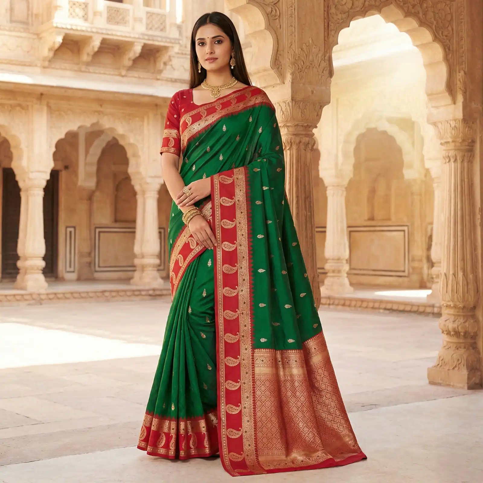 MB 187 Green in Soft Banarasi Zari Work & Lace Work Saree . Available at ₹2049 only. Delivery 4-6 Working Days. Shop now. | Creative Sarees, Bollywood Sarees, Designer Sarees, Embroidered Sarees, Ethnic Saree, Modern Digital sarees, Party Wear Sarees, Sarees