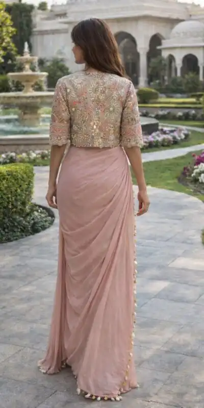 BB 59 Light Peach Crep Silk Saree. Perfect for Wedding, Party, Pongal, Reception, Housewarming – Introductory Price ₹2399. Delivery 4-6 Working | Creative Sarees, Bollywood Sarees, Designer Sarees, Embroidered Sarees, Ethnic Saree, Modern Digital sarees, Party Wear Sarees, Sarees