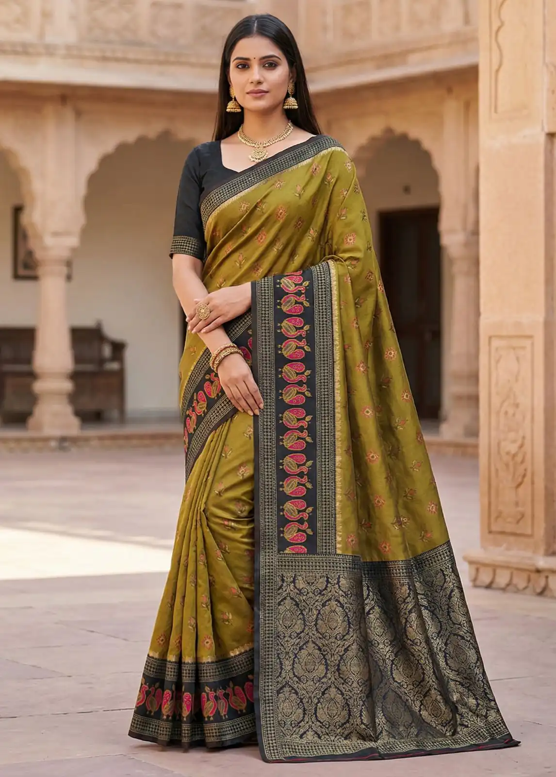 MB 6134 Mahandi in Color Pochampalli Silk Lace Work & Zari Work Saree . Get it for ₹2099. Delivery 4-6 Working Days. Shop now. | Creative Sarees, Bollywood Sarees, Designer Sarees, Embroidered Sarees, Ethnic Saree, Modern Digital sarees, Party Wear Sarees, Sarees