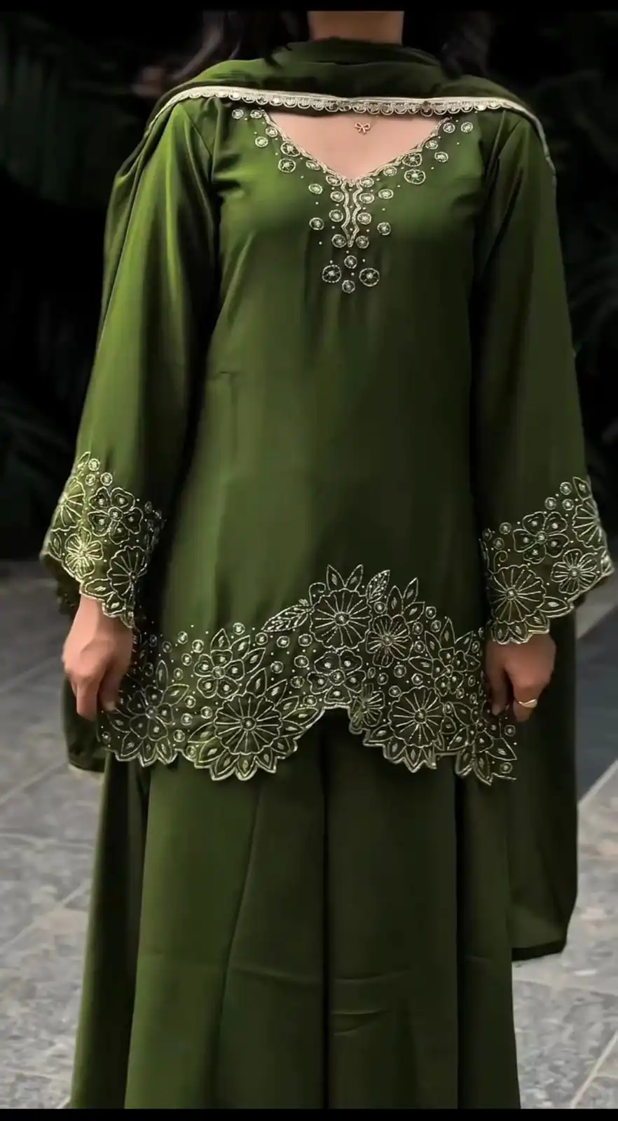 VLM 281 Mahendi in Chinon Silk Embroidery Work & Lace Work Salwar Suit . Special Price ₹1899. Delivery 4-6 Working Days. Shop now. | Casual Suits, Jump Suits, Creative suits, Designer Suits, Palazzo Suits, Party Wear Suits, Patiala Suits, Salwar suit, Straight Suits