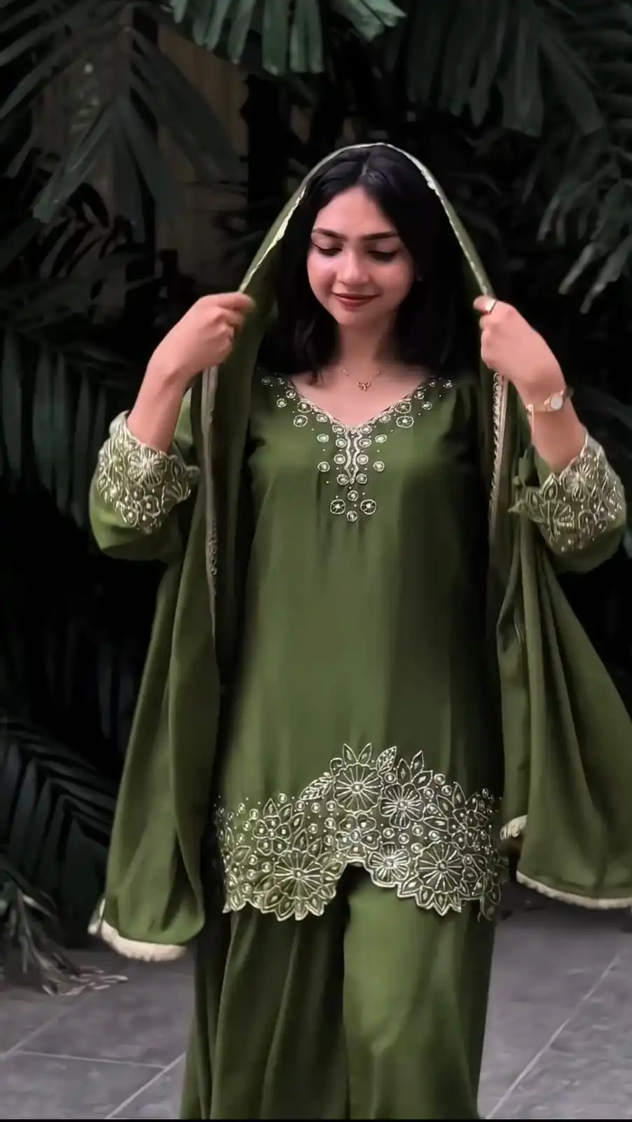 VLM 281 Mahendi in Chinon Silk Embroidery Work & Lace Work Salwar Suit . Special Price ₹1899. Delivery 4-6 Working Days. Shop now. | Casual Suits, Jump Suits, Creative suits, Designer Suits, Palazzo Suits, Party Wear Suits, Patiala Suits, Salwar suit, Straight Suits