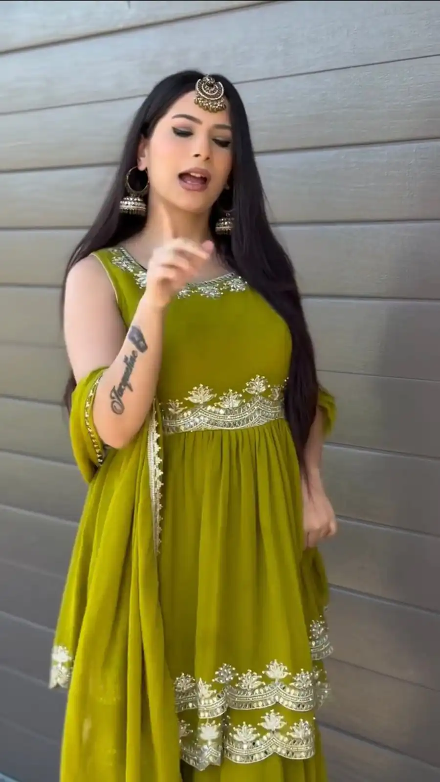 RTC 5860 Mahendi Color Faux Georgette Salwar with Lace Work. Affordable Price ₹1999. Delivery 4-6 Working Days. Shop now. | Casual Suits, Jump Suits, Tops & Bottoms, Track Suits, Trendy Wear, Creative suits, Designer Suits, Palazzo Suits, Party Wear Suits, Patiala Suits, Salwar suit, Straight Suits