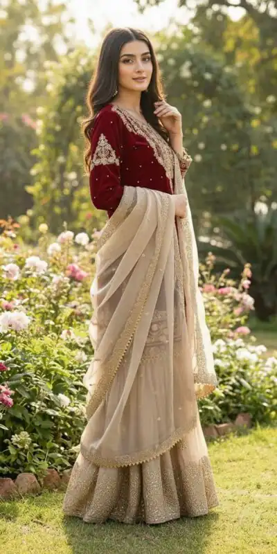 SR 1694 Maroon Organza Silk Salwar Suit with Embroidery Work & Lace Work. Exclusive Offer ₹1999. Delivery 4-6 Working Days. Shop now. | Casual Suits, Jump Suits, Creative suits, Designer Suits, Palazzo Suits, Party Wear Suits, Patiala Suits, Salwar suit, Straight Suits