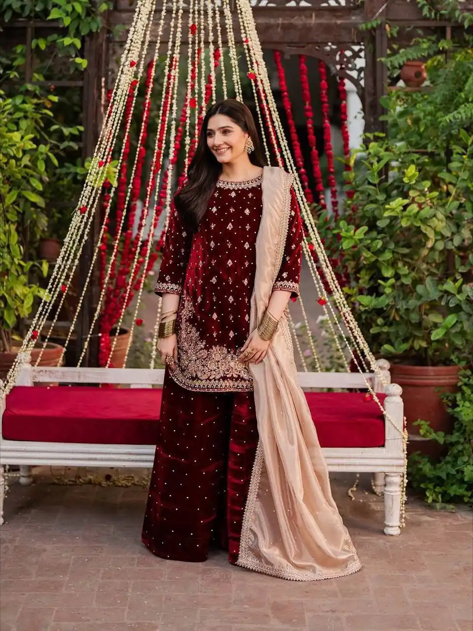 KF 1707 Maroon with Embroidery Work & Lace Work Viscose Velvet Salwar Suit . Introductory Price ₹2399. Delivery 4-6 Working Days. Shop now. | Casual Suits, Jump Suits, Creative suits, Designer Suits, Palazzo Suits, Party Wear Suits, Patiala Suits, Salwar suit, Straight Suits