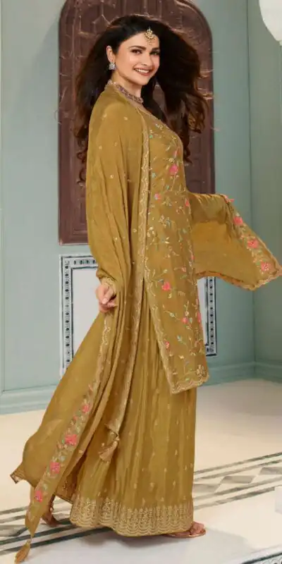 FC AVANTI 66301 Mustered Chinon Salwar Suit Perfect for Wedding, Party, Traditional Day, Durga Puja, Makar Sankranti – . Get it for ₹3049. Delivery 4-6 Wor | Casual Suits, Jump Suits, Creative suits, Designer Suits, Palazzo Suits, Party Wear Suits, Patiala Suits, Salwar suit, Straight Suits