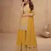 FC 7518 Mustered Chinon Salwar Suit Perfect for Wedding, Party, Diwali, Durga Puja, Temple Visit – . Festive Deal ₹3099. Delivery 4-6 Working Days. | Casual Suits, Jump Suits, Tops & Bottoms, Track Suits, Trendy Wear, Creative suits, Designer Suits, Palazzo Suits, Party Wear Suits, Patiala Suits, Salwar suit, Straight Suits