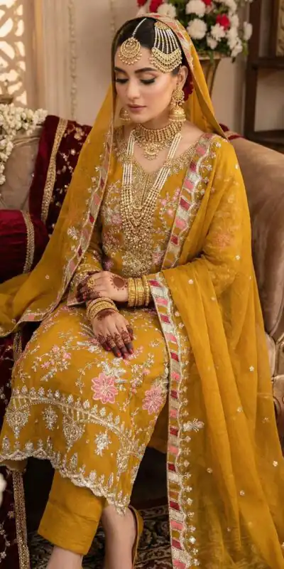 SRK 5321 Mustered Crunchy Silk Salwar Suit Perfect for Wedding, Party, Eid, Sangeet, Cultural Events – . Exclusive Offer ₹2499. Delivery 4-6 Working Days. | Casual Suits, Jump Suits, Creative suits, Designer Suits, Palazzo Suits, Party Wear Suits, Patiala Suits, Salwar suit, Straight Suits