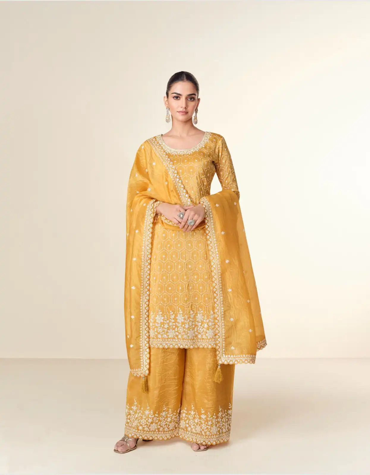 FC ISHITAA Mustered in Tissue Crush Embroidery Work Salwar Suit . Festive Deal ₹3299. Delivery 4-6 Working Days. Shop now. | Casual Suits, Jump Suits, Tops & Bottoms, Track Suits, Trendy Wear, Creative suits, Designer Suits, Palazzo Suits, Party Wear Suits, Patiala Suits, Salwar suit, Straight Suits