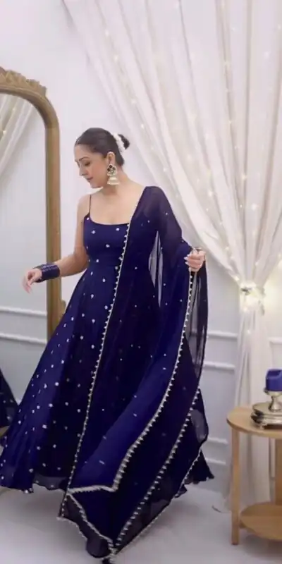 RTC 5972 Navy Blue Fendy Silk Salwar Suit with Lace Border & Lace Work. Special Price ₹2149. Delivery 4-6 Working Days. Shop now. | Casual Suits, Jump Suits, Creative suits, Designer Suits, Palazzo Suits, Party Wear Suits, Patiala Suits, Salwar suit, Straight Suits