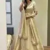 PC 552 Off White Color Chinon silk Lehenga Choli with Cut Work. Special Price ₹2499. Delivery 4-6 Working Days. Shop now. | Bollywood Lehenga, Creative Lehenga, Designer Lehenga, Embroidered Lehenga, Lehenga, Party Wear Lehenga
