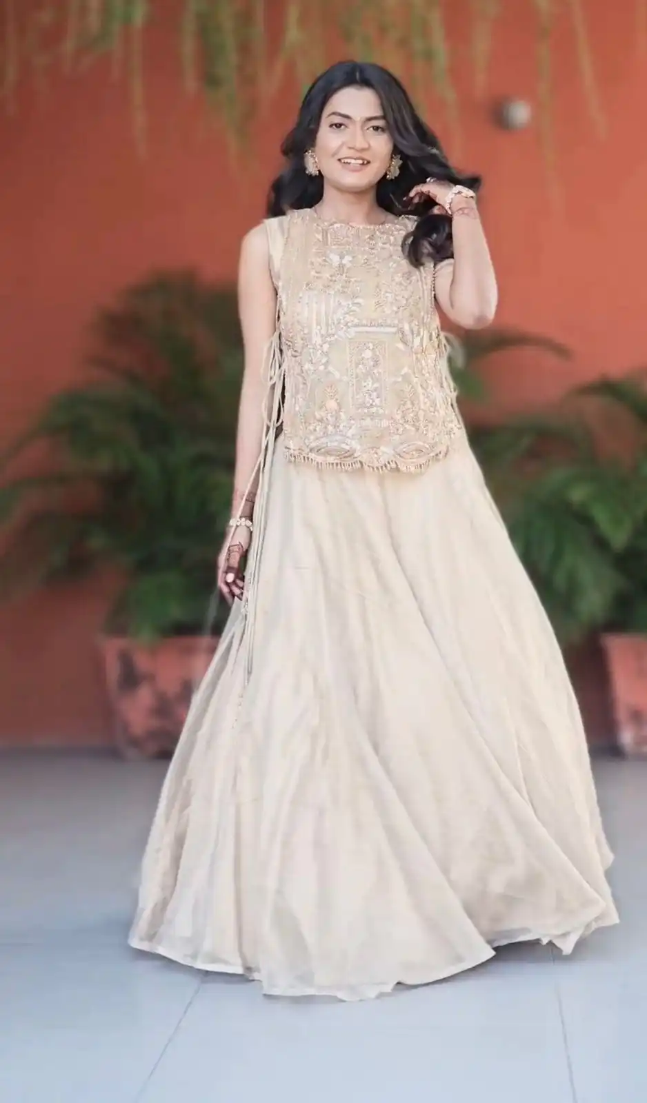 PC 563 Off White in Color Vichitra Silk Embroidery Work Lehenga Choli . Now at just ₹2549. Delivery 4-6 Working Days. Shop now. | Bollywood Lehenga, Creative Lehenga, Designer Lehenga, Embroidered Lehenga, Lehenga, Party Wear Lehenga