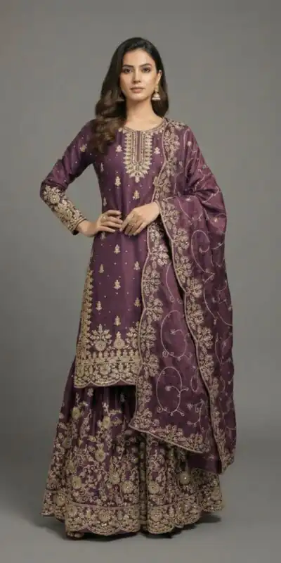 SRK 5319 Onion in Organza Silk Embroidery Work & Lace Work Salwar Suit . Now at just ₹2549. Delivery 4-6 Working Days. Shop now. | Casual Suits, Jump Suits, Creative suits, Designer Suits, Palazzo Suits, Party Wear Suits, Patiala Suits, Salwar suit, Straight Suits