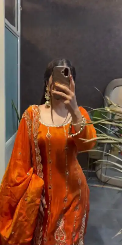 RTC 5970 Orange Fendy Silk Salwar Suit with Cut Work & Lace Work. Exclusive Offer ₹2399. Delivery 4-6 Working Days. Shop now. | Casual Suits, Jump Suits, Creative suits, Designer Suits, Palazzo Suits, Party Wear Suits, Patiala Suits, Salwar suit, Straight Suits
