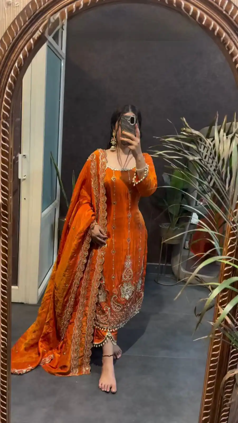RTC 5970 Orange Fendy Silk Salwar Suit with Cut Work & Lace Work. Exclusive Offer ₹2399. Delivery 4-6 Working Days. Shop now. | Casual Suits, Jump Suits, Creative suits, Designer Suits, Palazzo Suits, Party Wear Suits, Patiala Suits, Salwar suit, Straight Suits