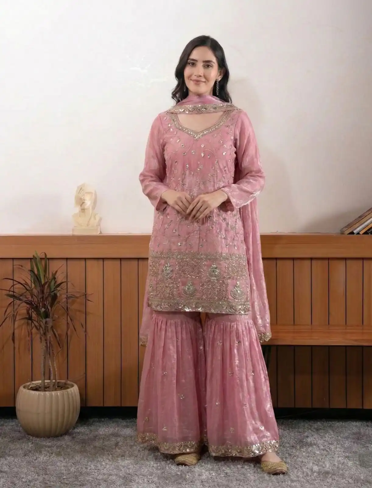 BE 440 Peach Fendy Salwar Suit With Embroidery Work & Bead Work. Exclusive Offer ₹2399. Delivery 4-6 Working Days. Shop now. | Casual Suits, Jump Suits, Creative suits, Designer Suits, Palazzo Suits, Party Wear Suits, Patiala Suits, Salwar suit, Straight Suits