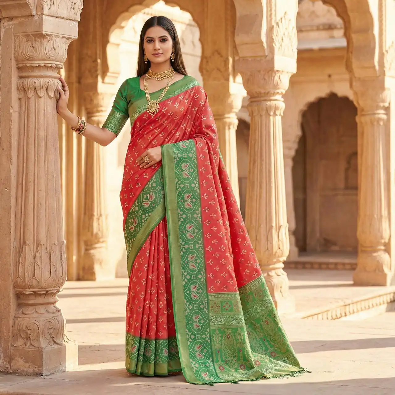 MB 6135 Peach Color Pochampalli Silk Zari Woven Work Saree t. Grab it for ₹2049. Delivery 4-6 Working Days .Online Shop now. | Creative Sarees, Bollywood Sarees, Designer Sarees, Embroidered Sarees, Ethnic Saree, Modern Digital sarees, Party Wear Sarees, Sarees