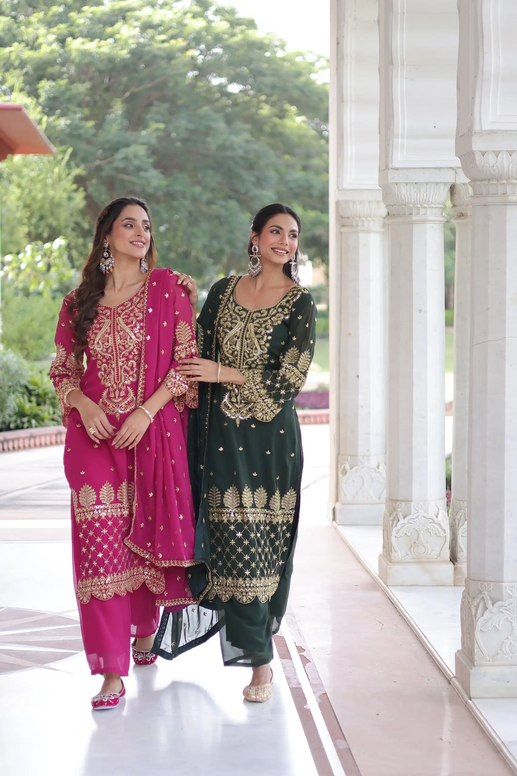 KA 1219 Pink Faux Blooming Salwar SuitPerfect for Wedding, Party, Pongal, Baisakhi, Housewarming – . Now at just ₹2149. Delivery 4-6 Working Days. | Casual Suits, Jump Suits, Creative suits, Designer Suits, Palazzo Suits, Party Wear Suits, Patiala Suits, Salwar suit, Straight Suits