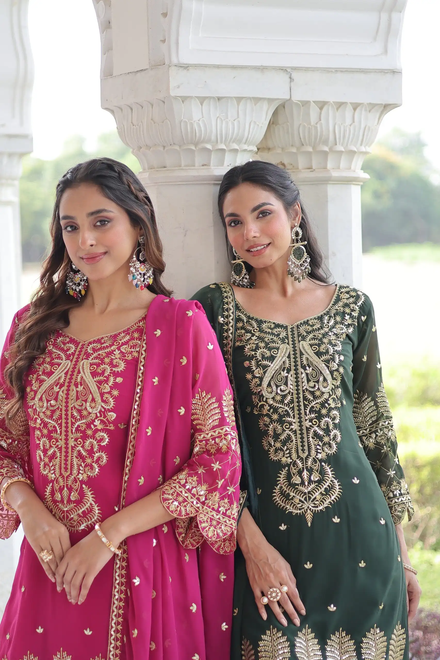 KA 1219 Pink Faux Blooming Salwar SuitPerfect for Wedding, Party, Pongal, Baisakhi, Housewarming – . Now at just ₹2149. Delivery 4-6 Working Days. | Casual Suits, Jump Suits, Creative suits, Designer Suits, Palazzo Suits, Party Wear Suits, Patiala Suits, Salwar suit, Straight Suits