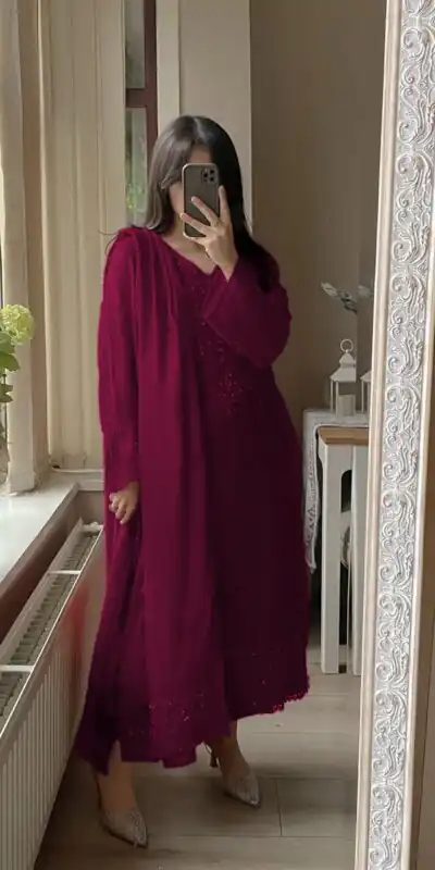 LG 2002 Pink Georgette With Embroidery Work Salwar Suit . Wedding, Party, Festive, Events, Affordable Price ₹1999. Delivery 4-6 Working Days. Shop now. | Casual Suits, Jump Suits, Tops & Bottoms, Track Suits, Trendy Wear, Creative suits, Designer Suits, Palazzo Suits, Party Wear Suits, Patiala Suits, Salwar suit, Straight Suits