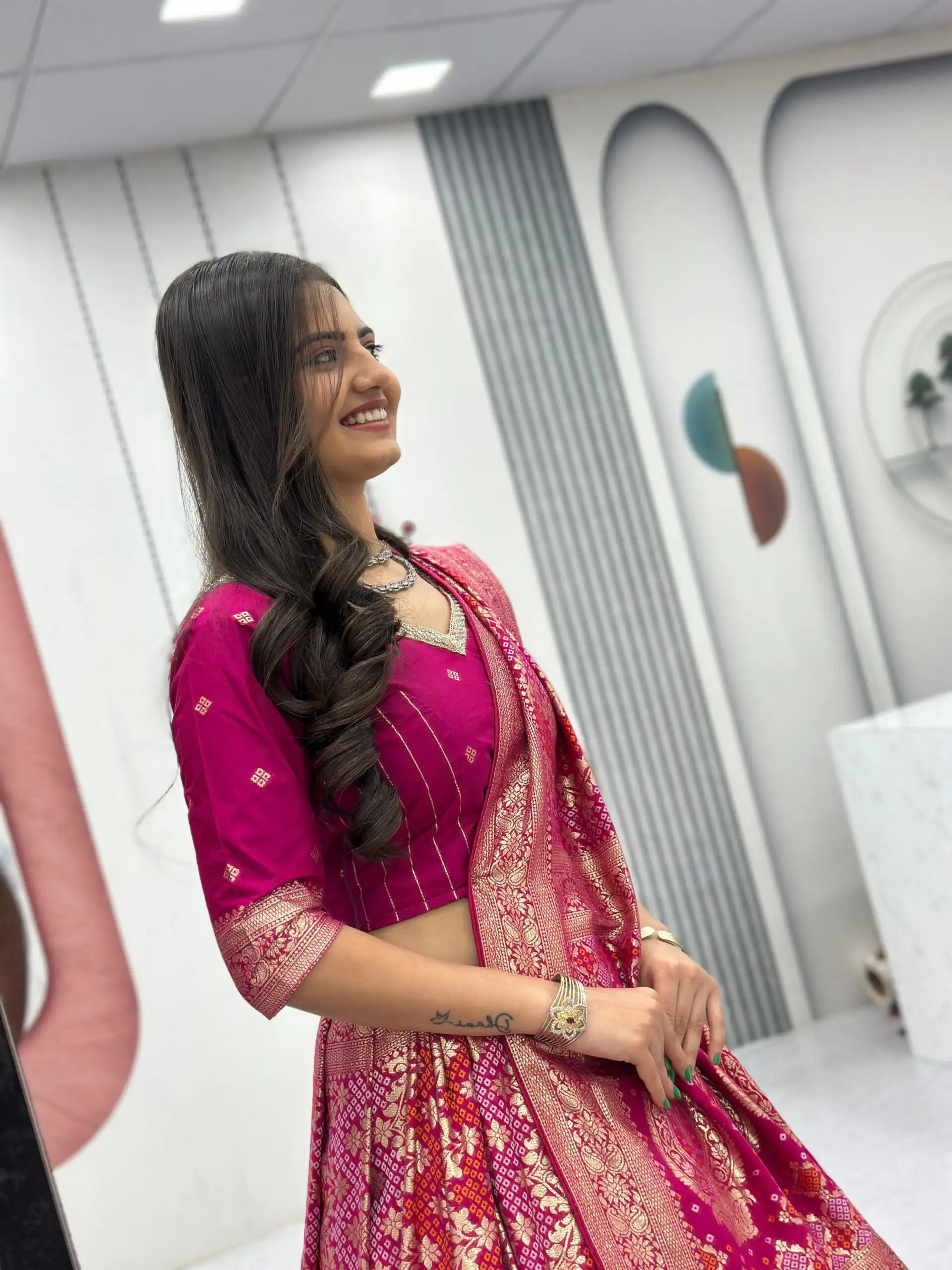 PC 560 Pink in Jacquard Silk Designer Work Lehenga Choli . Introductory Price ₹3249. Delivery 4-6 Working Days. Shop now. | Bollywood Lehenga, Creative Lehenga, Designer Lehenga, Embroidered Lehenga, Lehenga, Party Wear Lehenga