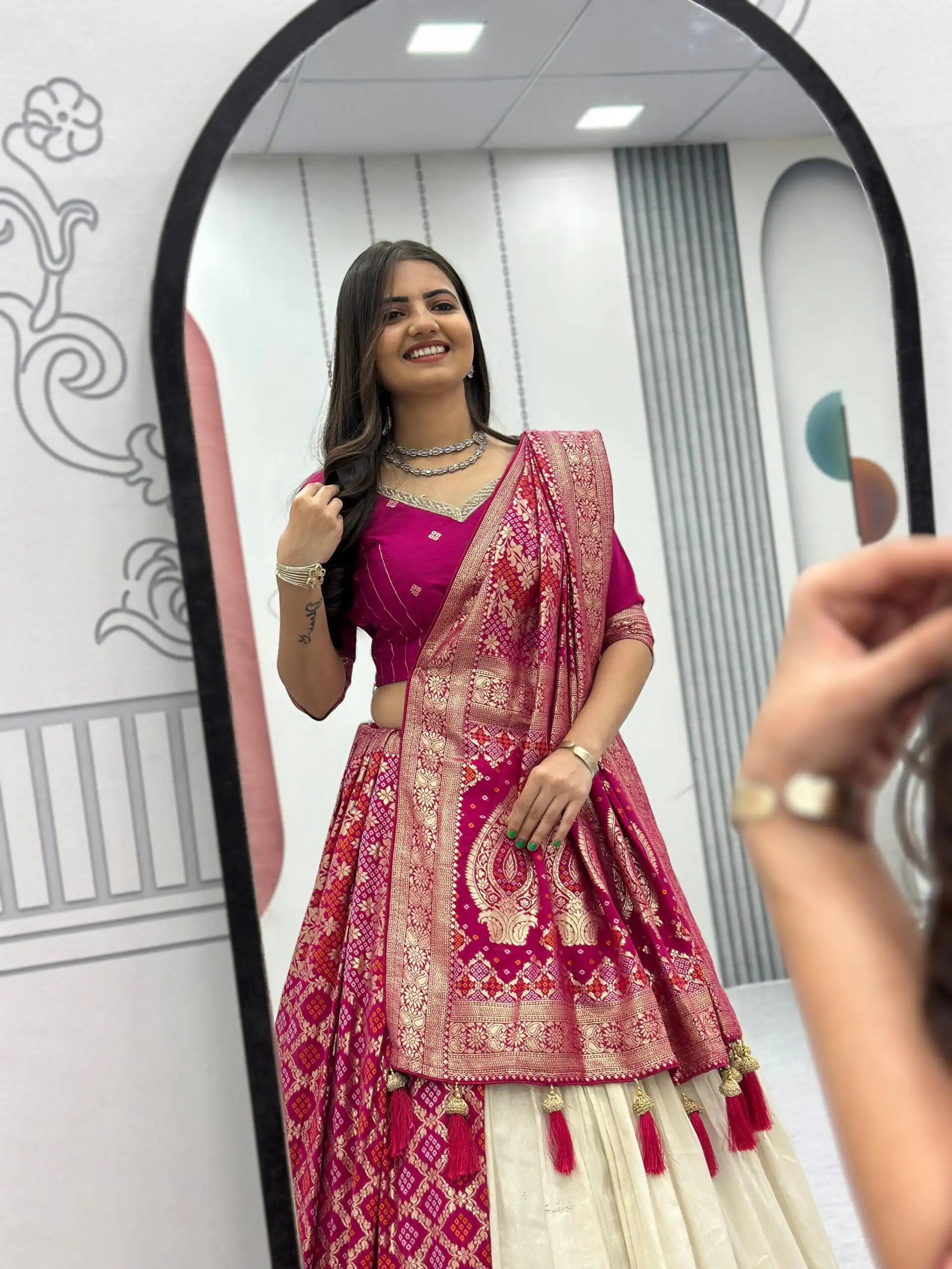 PC 560 Pink in Jacquard Silk Designer Work Lehenga Choli . Introductory Price ₹3249. Delivery 4-6 Working Days. Shop now. | Bollywood Lehenga, Creative Lehenga, Designer Lehenga, Embroidered Lehenga, Lehenga, Party Wear Lehenga