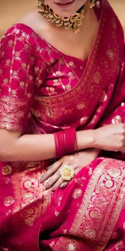 KPR 208 Pink in Color Soft Lichi Silk Designer Work Saree . Available at ₹1399 only. Delivery 4-6 Working Days. Shop now. | Creative Sarees, Bollywood Sarees, Designer Sarees, Embroidered Sarees, Ethnic Saree, Modern Digital sarees, Party Wear Sarees, Sarees