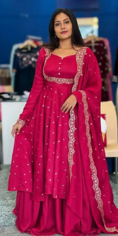 MF 1010 Pink Vichitra Silk Salwar Suit with Zari Work & Embroidery Work. Now at just ₹1769. Delivery 4-6 Working Days. Shop now. | Casual Suits, Jump Suits, Tops & Bottoms, Track Suits, Trendy Wear, Creative suits, Designer Suits, Palazzo Suits, Party Wear Suits, Patiala Suits, Salwar suit, Straight Suits