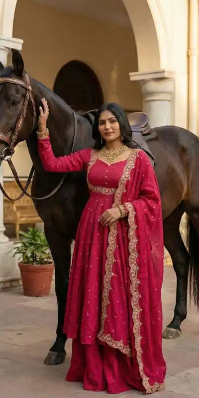 MF 1010 Pink Vichitra Silk Salwar Suit with Zari Work & Embroidery Work. Now at just ₹1769. Delivery 4-6 Working Days. Shop now. | Casual Suits, Jump Suits, Tops & Bottoms, Track Suits, Trendy Wear, Creative suits, Designer Suits, Palazzo Suits, Party Wear Suits, Patiala Suits, Salwar suit, Straight Suits