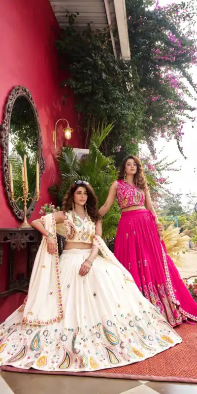 Ram 158 Pink Color Vichitra Lehenga Choli with Embroidery Work. Wedding, Party, Festive, Grab it for ₹3049. Delivery 4-6 Working Days. Shop now. | Bollywood Lehenga, Creative Lehenga, Designer Lehenga, Embroidered Lehenga, Lehenga, Party Wear Lehenga