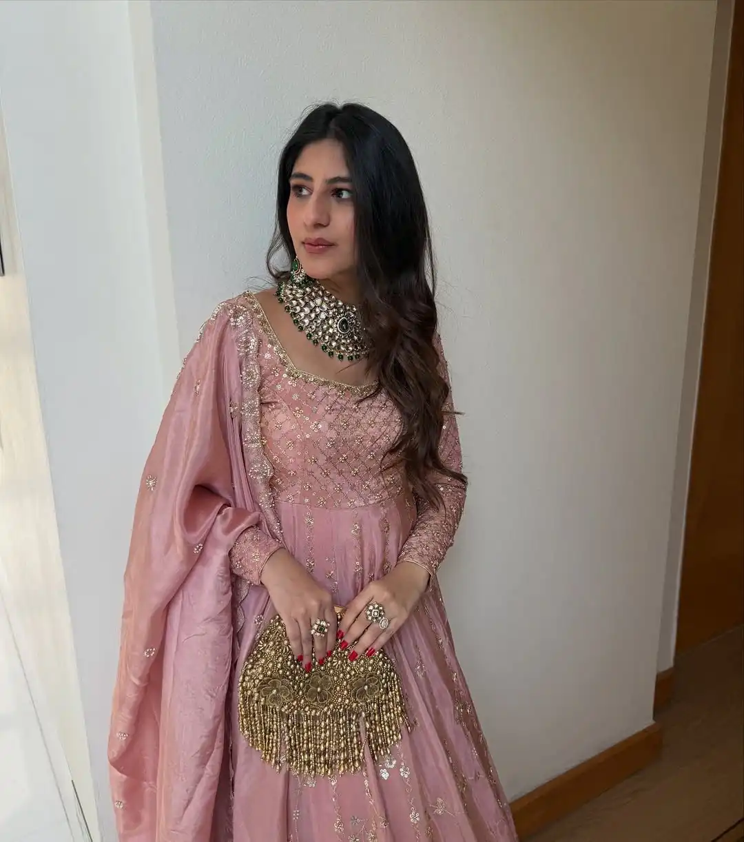 SR 1703 Pink Zimmy Silk Lehenga Choli with Embroidery Work. Introductory Price ₹2549. Delivery 4-6 Working Days. Shop now. | Bollywood Lehenga, Creative Lehenga, Designer Lehenga, Embroidered Lehenga, Lehenga, Party Wear Lehenga