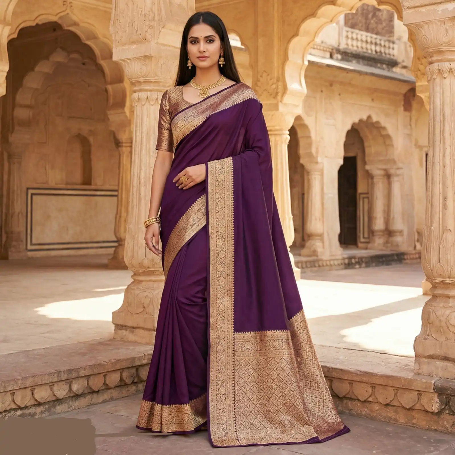 MB 3322 Purple in Color Banarasi Silk Zari Work & Lace Work Saree . Now at just ₹1899. Delivery 4-6 Working Days. Shop now. | Creative Sarees, Bollywood Sarees, Designer Sarees, Embroidered Sarees, Ethnic Saree, Modern Digital sarees, Party Wear Sarees, Sarees