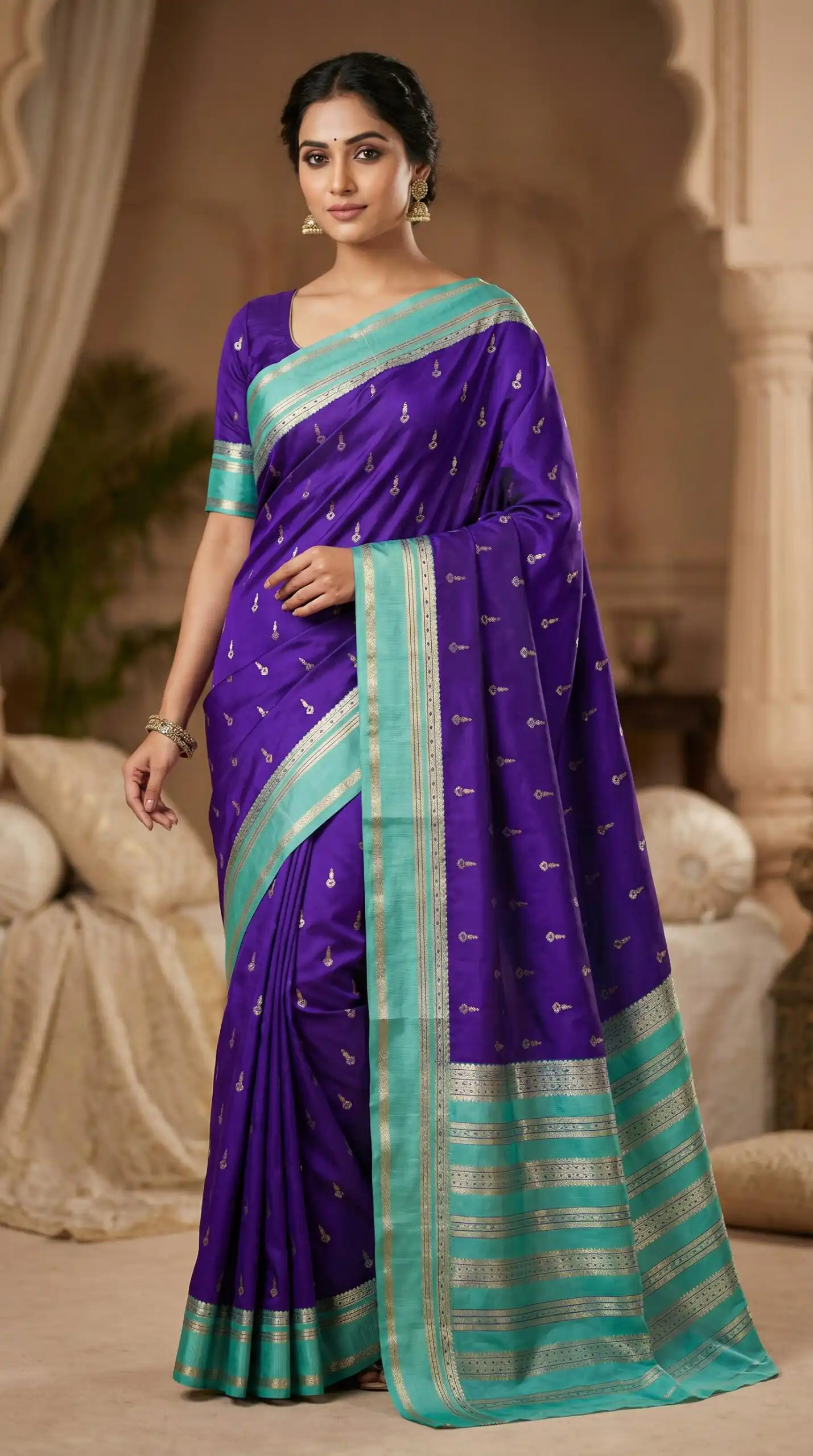 MB 3325 Purple in Color Banarasi Silk Zari Work & Lace Work Saree . Now at just ₹1949. Delivery 4-6 Working Days. Shop now. | Creative Sarees, Bollywood Sarees, Designer Sarees, Embroidered Sarees, Ethnic Saree, Modern Digital sarees, Party Wear Sarees, Sarees