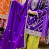 ND 5033 Purple Chinon Silk Salwar Suit with Embroidery Work & Lace Work. Affordable Price ₹2149. Delivery 4-6 Working Days. Shop now. | Casual Suits, Jump Suits, Creative suits, Designer Suits, Palazzo Suits, Party Wear Suits, Patiala Suits, Salwar suit, Straight Suits