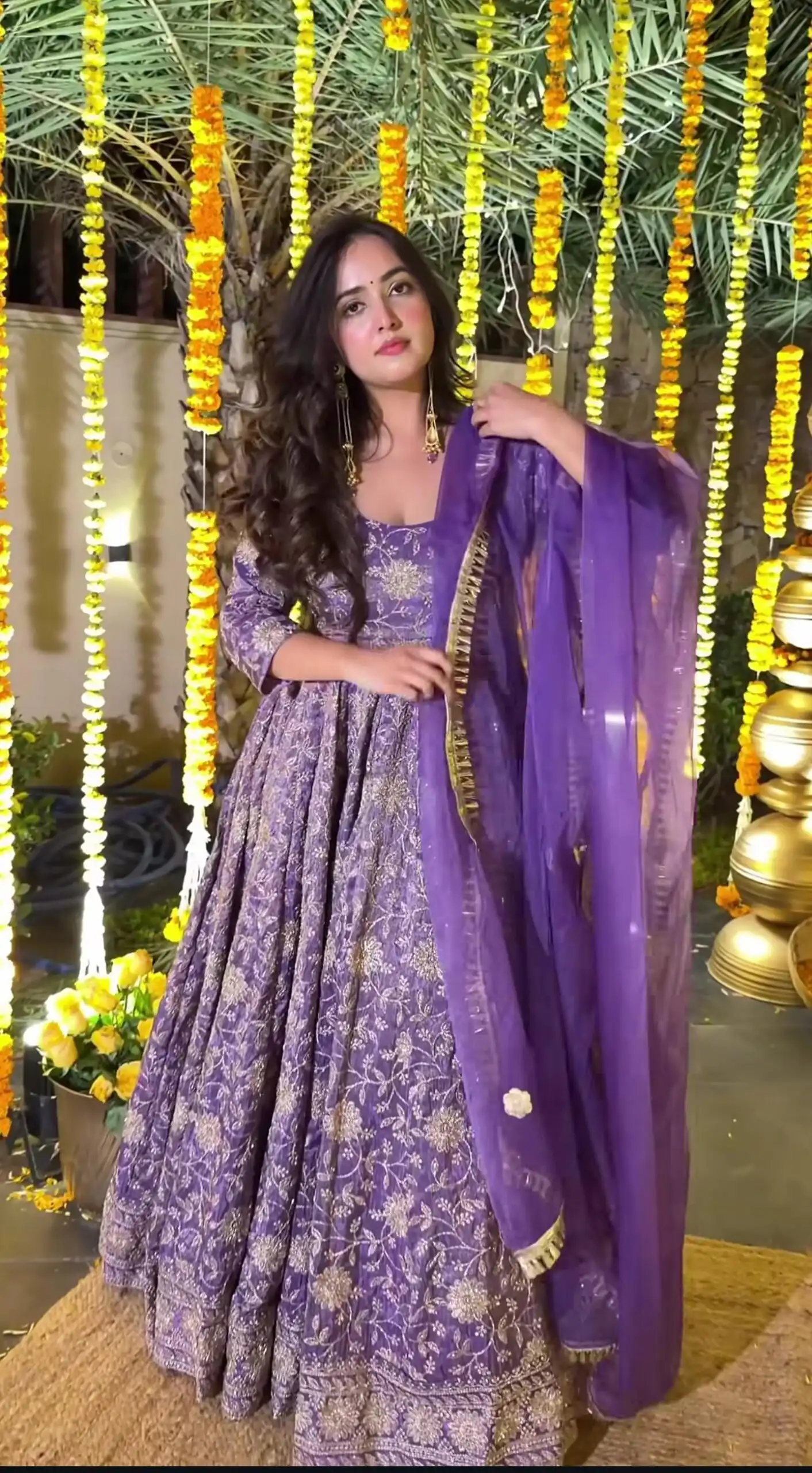 NF 1268 Purple Crunchy Silk Salwar Suit Perfect for Wedding, Party, Onam, Housewarming, Karwa Chauth – . Get it for ₹3249. Delivery 4-6 Working Days. | Anarkali Suits, Bollywood Anarkali, Creative-Anarkali, Designer Anarkali, Embroidered Anarkali, Party Wear Anarkali