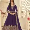 DS 1121 Purple Georgette Salwar Suit with Stone Work. Get it for ₹1999. Wedding, Party, Festive, Events, Delivery 4-6 Working Days. Shop now. | Casual Suits, Jump Suits, Tops & Bottoms, Track Suits, Trendy Wear, Creative suits, Designer Suits, Palazzo Suits, Party Wear Suits, Patiala Suits, Salwar suit, Straight Suits