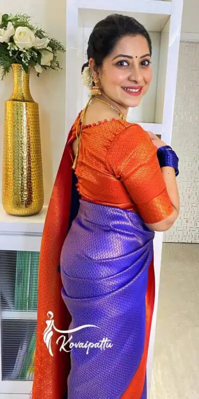 KPR 149 Purple in Soft Lichi Silk Lace Work & Lace Border Saree. Affordable Price ₹1449. Delivery 4-6 Working Days. Shop now. | Creative Sarees, Bollywood Sarees, Designer Sarees, Embroidered Sarees, Ethnic Saree, Modern Digital sarees, Party Wear Sarees, Sarees